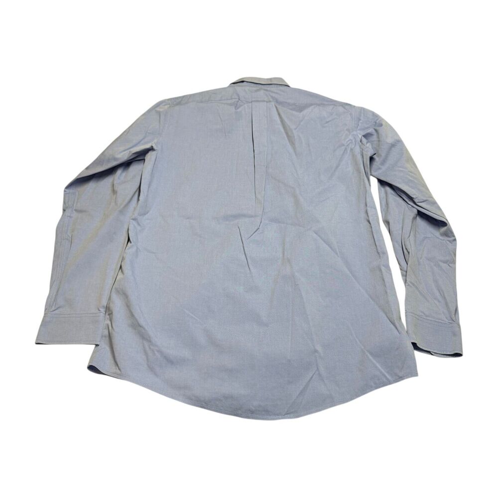 Eddie Bauer Shirt Men's Medium Blue Relaxed Fit Long Sleeve Collared Button-Down - Picture 3 of 6